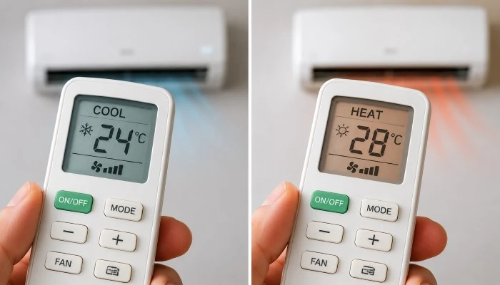 checking-ac-remote-heat-cool-mode