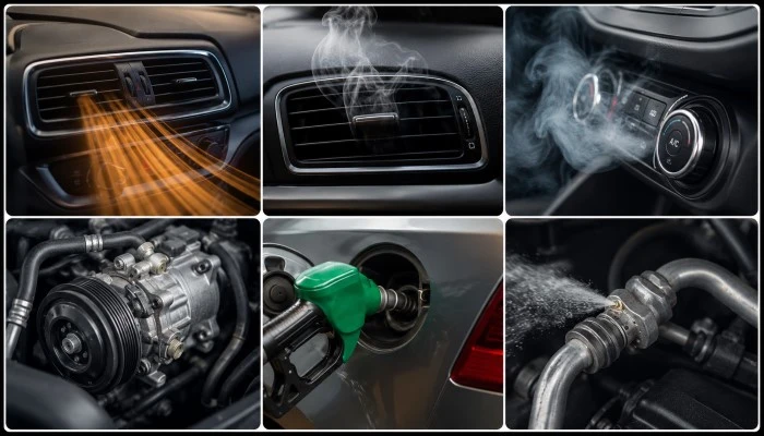 lost_car_compressor_oil